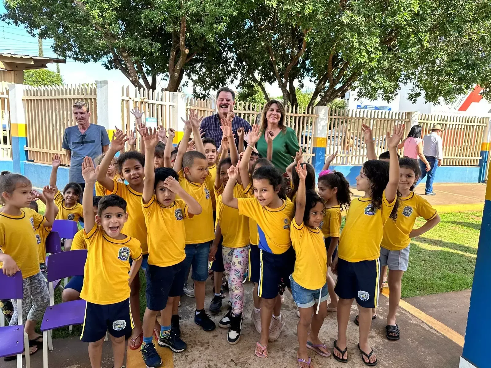 Imagem de compartilhamento para o artigo Chapadão do Sul inaugura ampliações e modernizações em unidades escolares da MS Todo dia